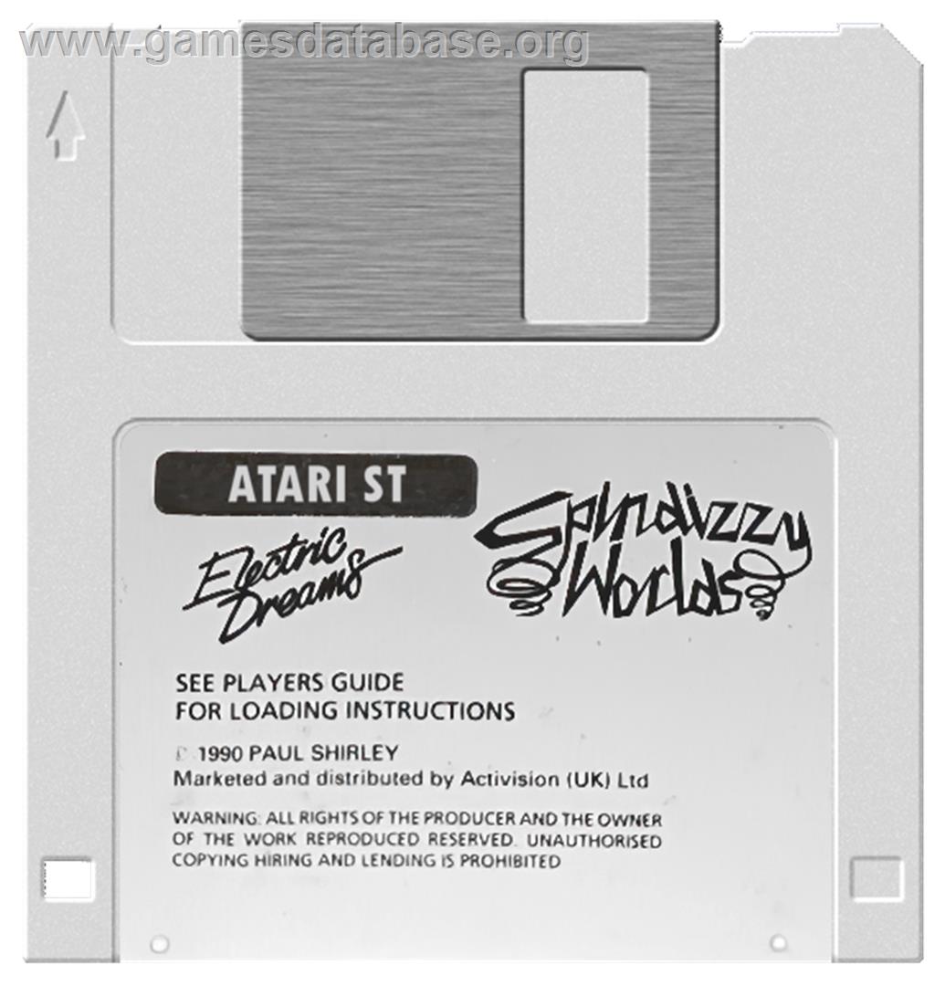 Spindizzy Worlds - Atari ST - Artwork - Disc