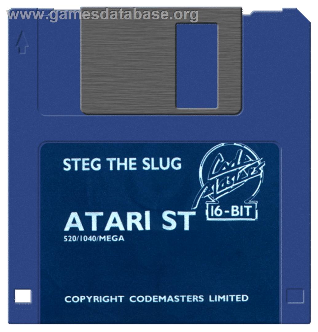 Steg the Slug - Atari ST - Artwork - Disc