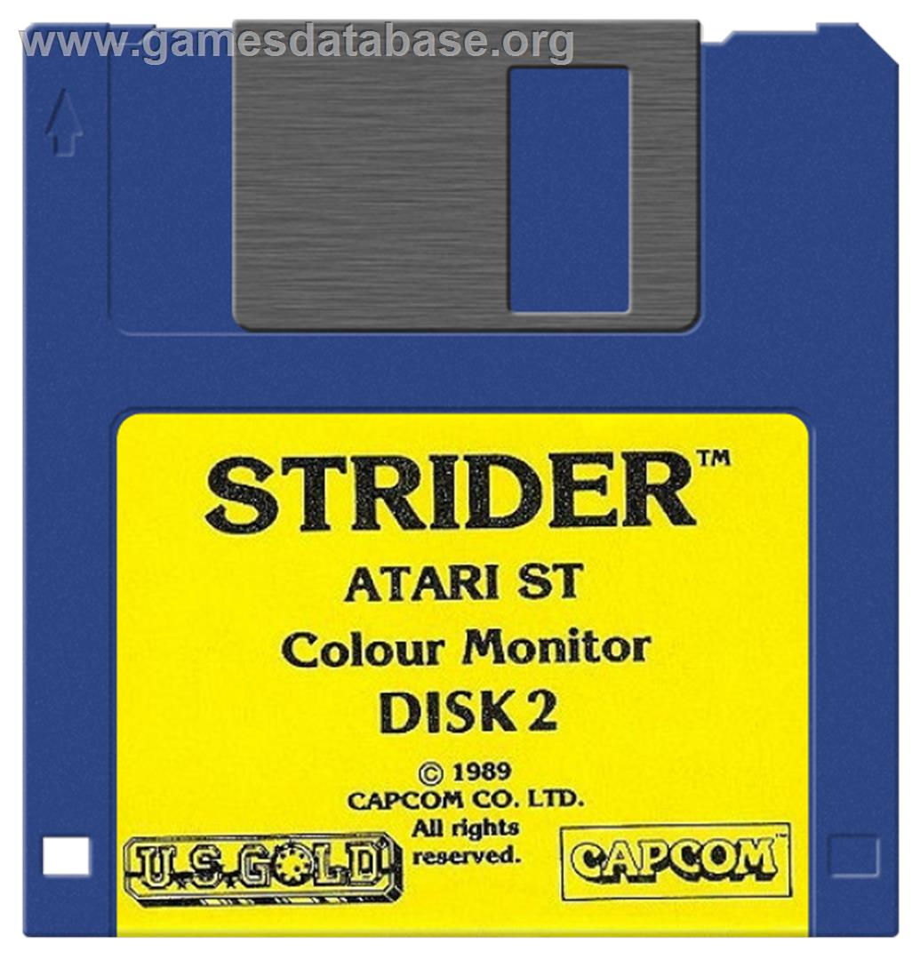 Strider 2 - Atari ST - Artwork - Disc