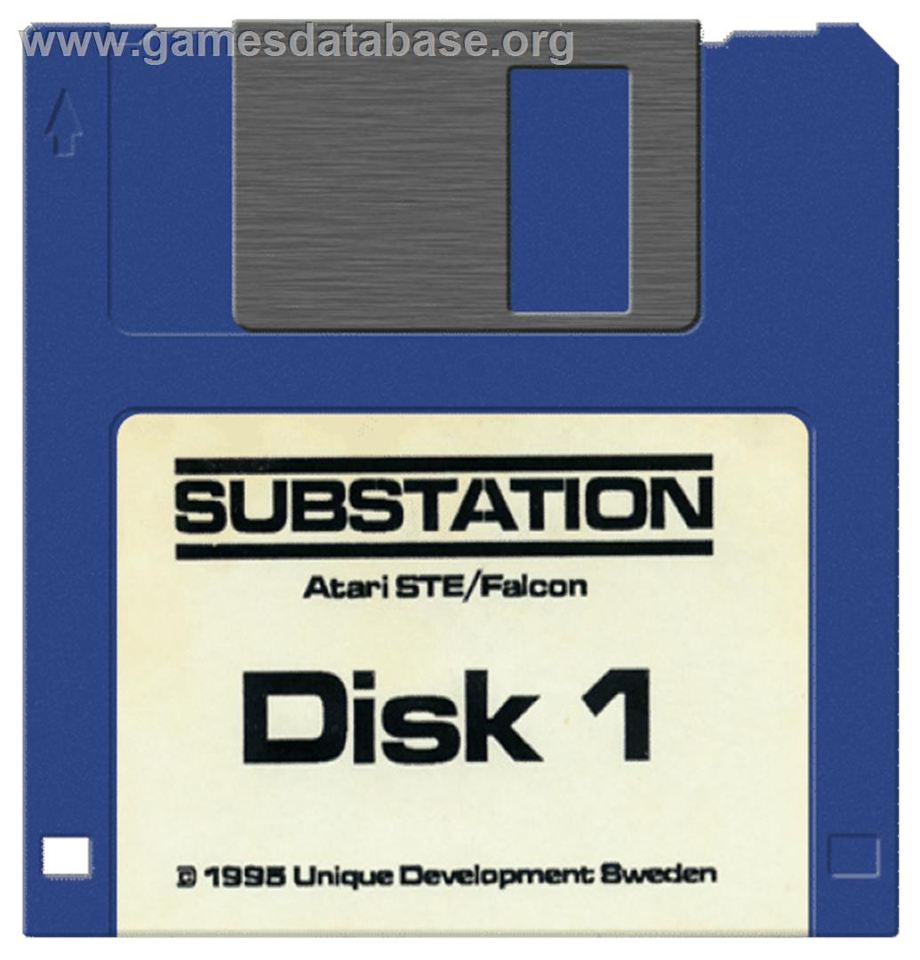 Substation - Atari ST - Artwork - Disc