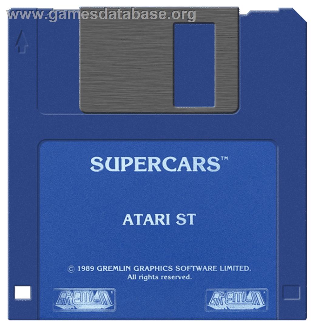 Super Cars - Atari ST - Artwork - Disc