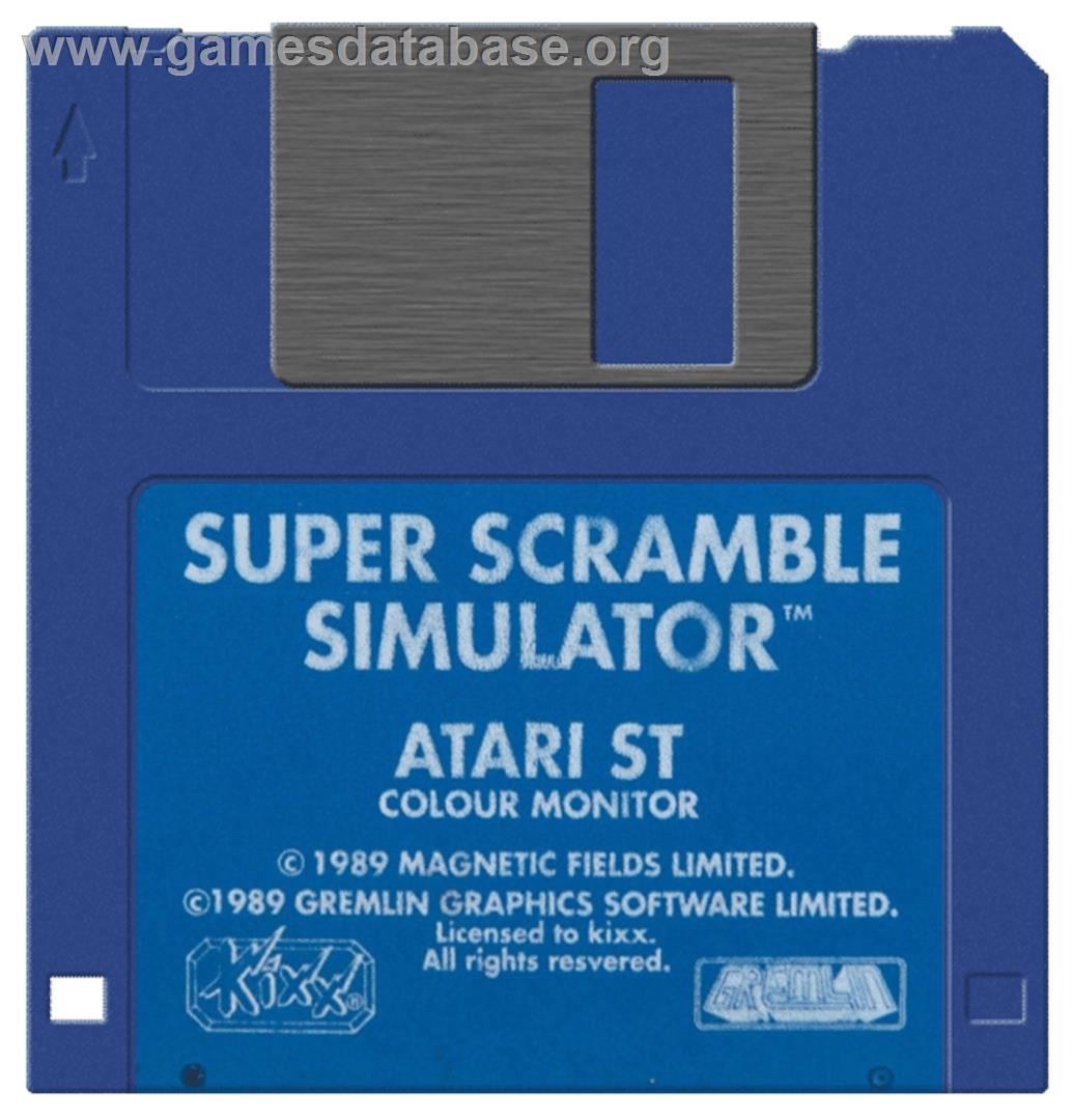 Super Scramble Simulator - Atari ST - Artwork - Disc