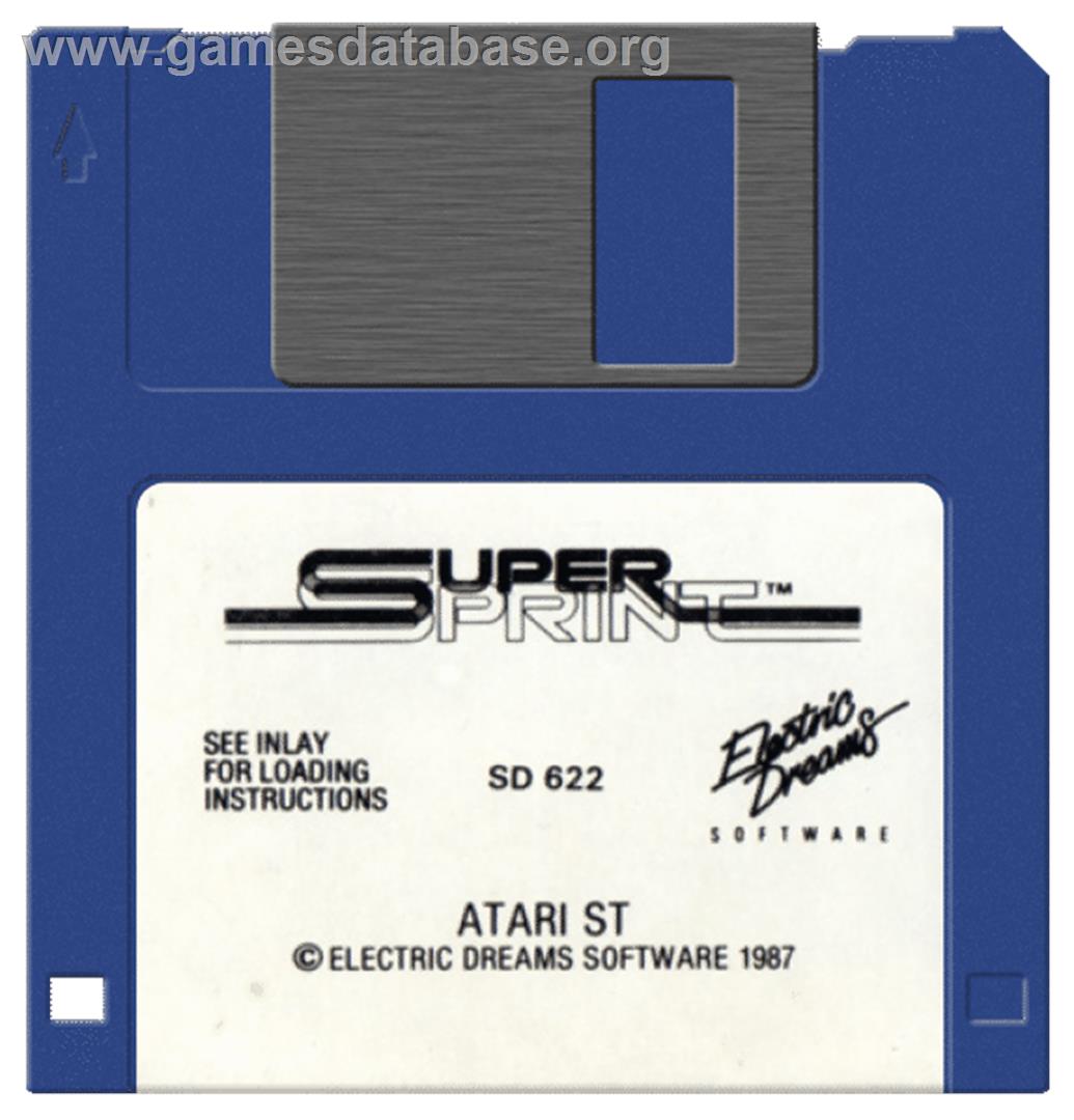 Super Sprint - Atari ST - Artwork - Disc