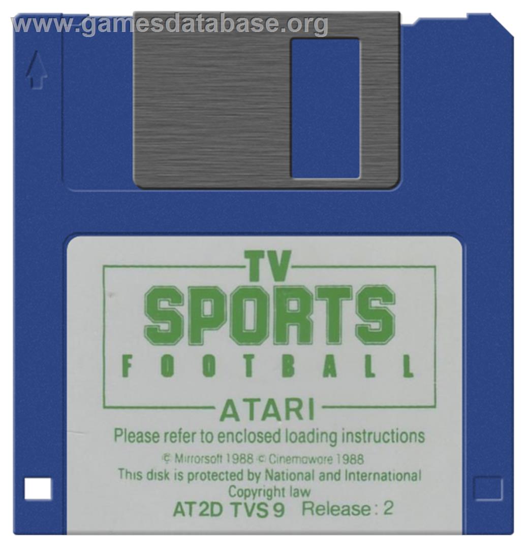 TV Sports Football - Atari ST - Artwork - Disc