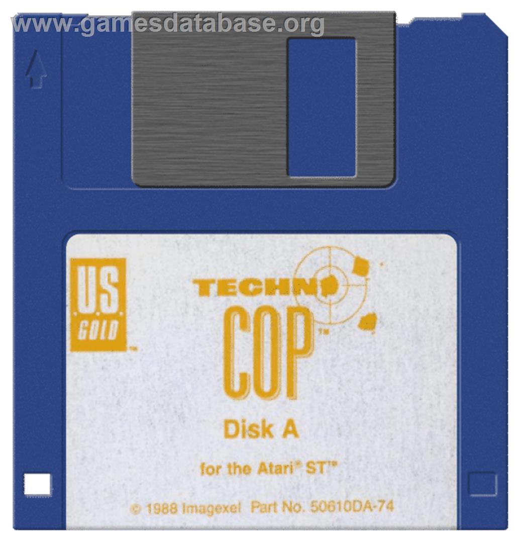 Techno Cop - Atari ST - Artwork - Disc
