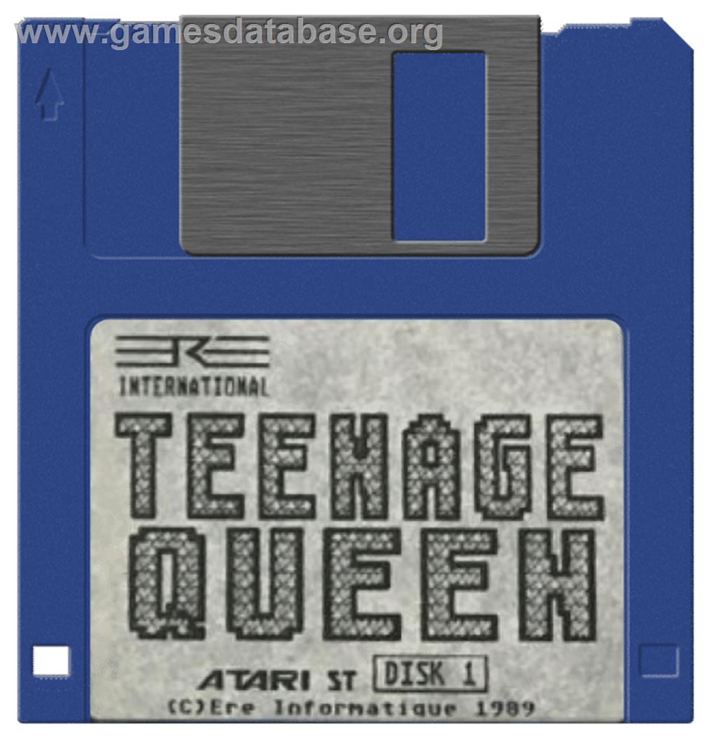 Teenage Queen - Atari ST - Artwork - Disc