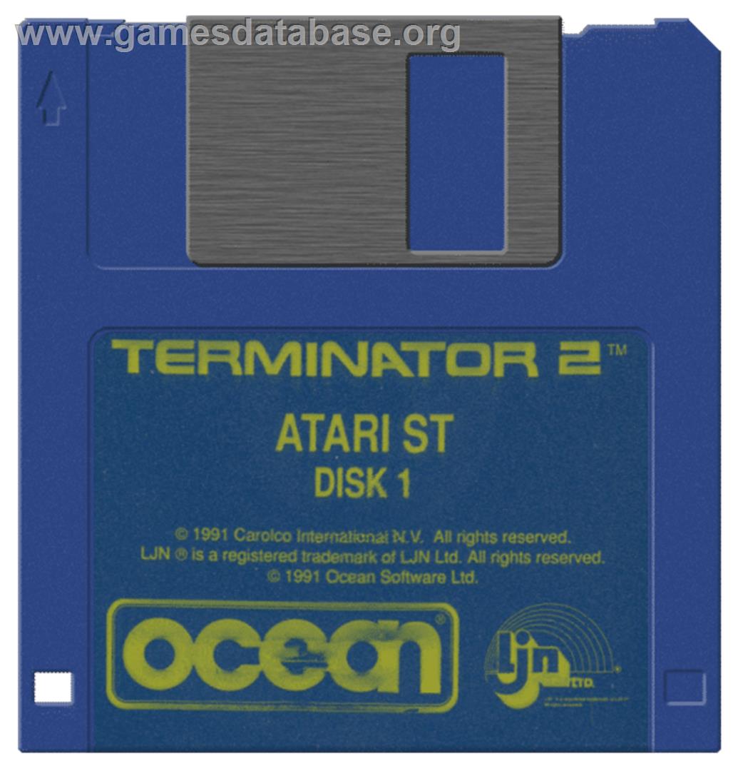 Terminator 2 - Judgment Day - Atari ST - Artwork - Disc