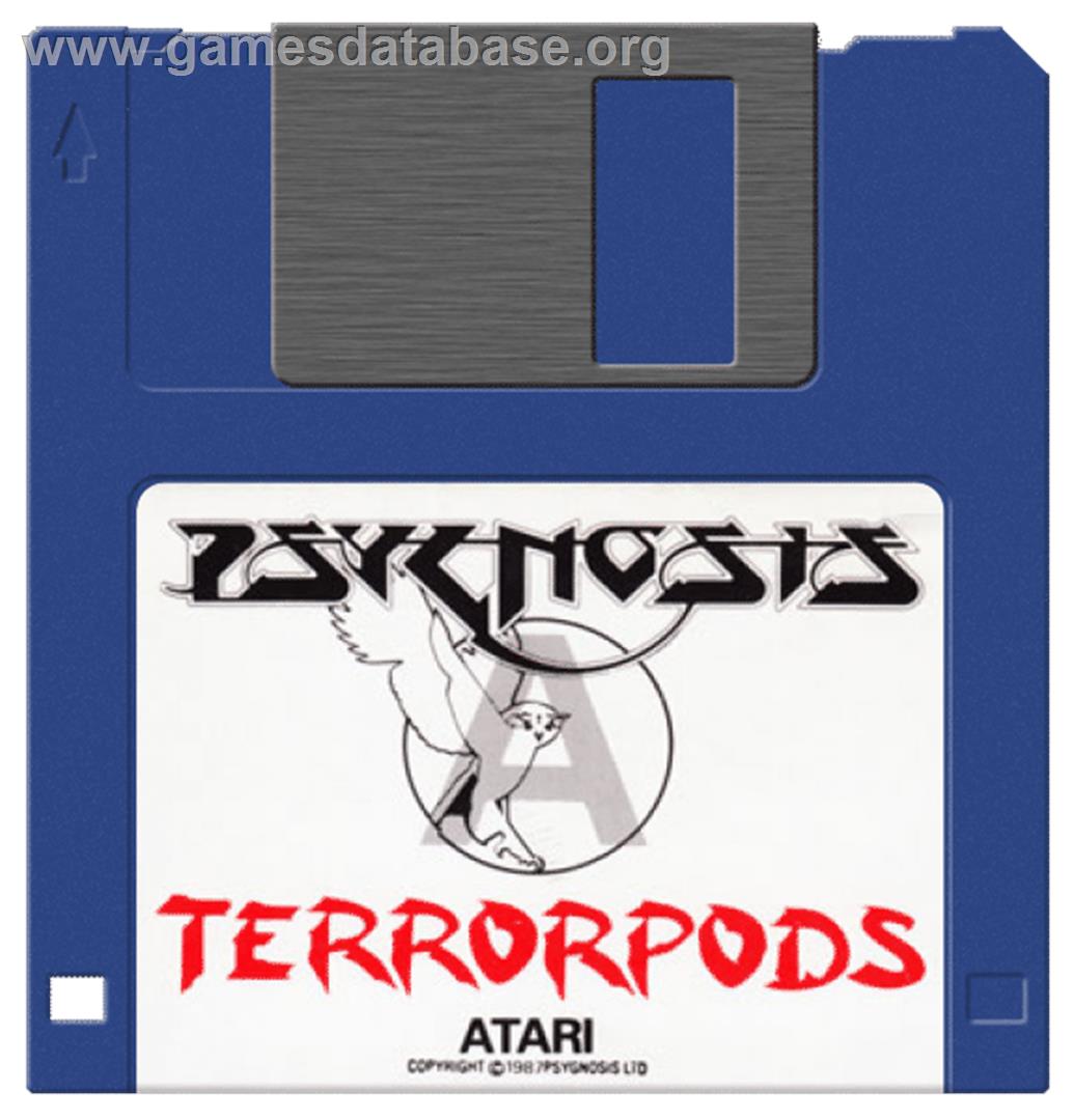 Terrorpods - Atari ST - Artwork - Disc