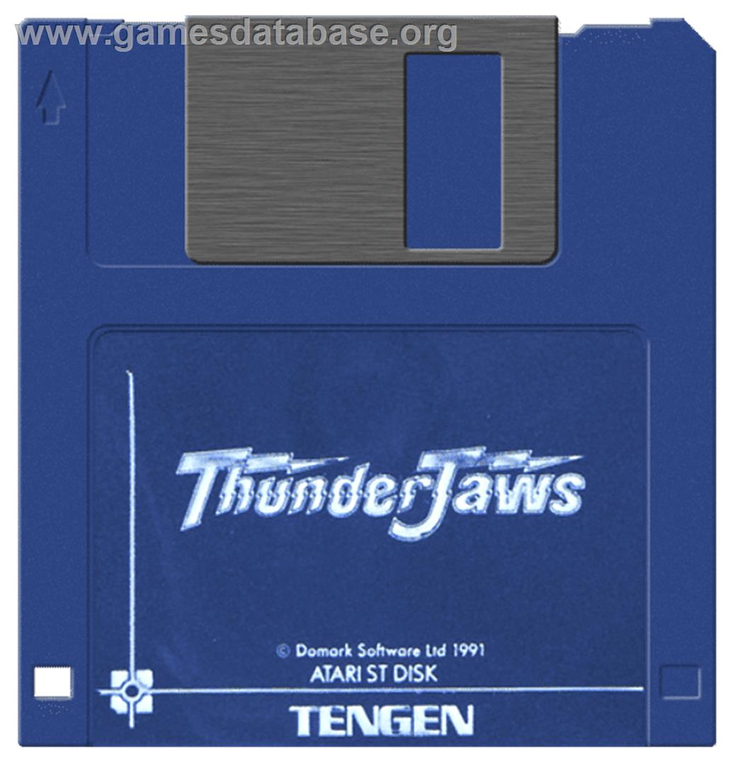 Thunder Jaws - Atari ST - Artwork - Disc