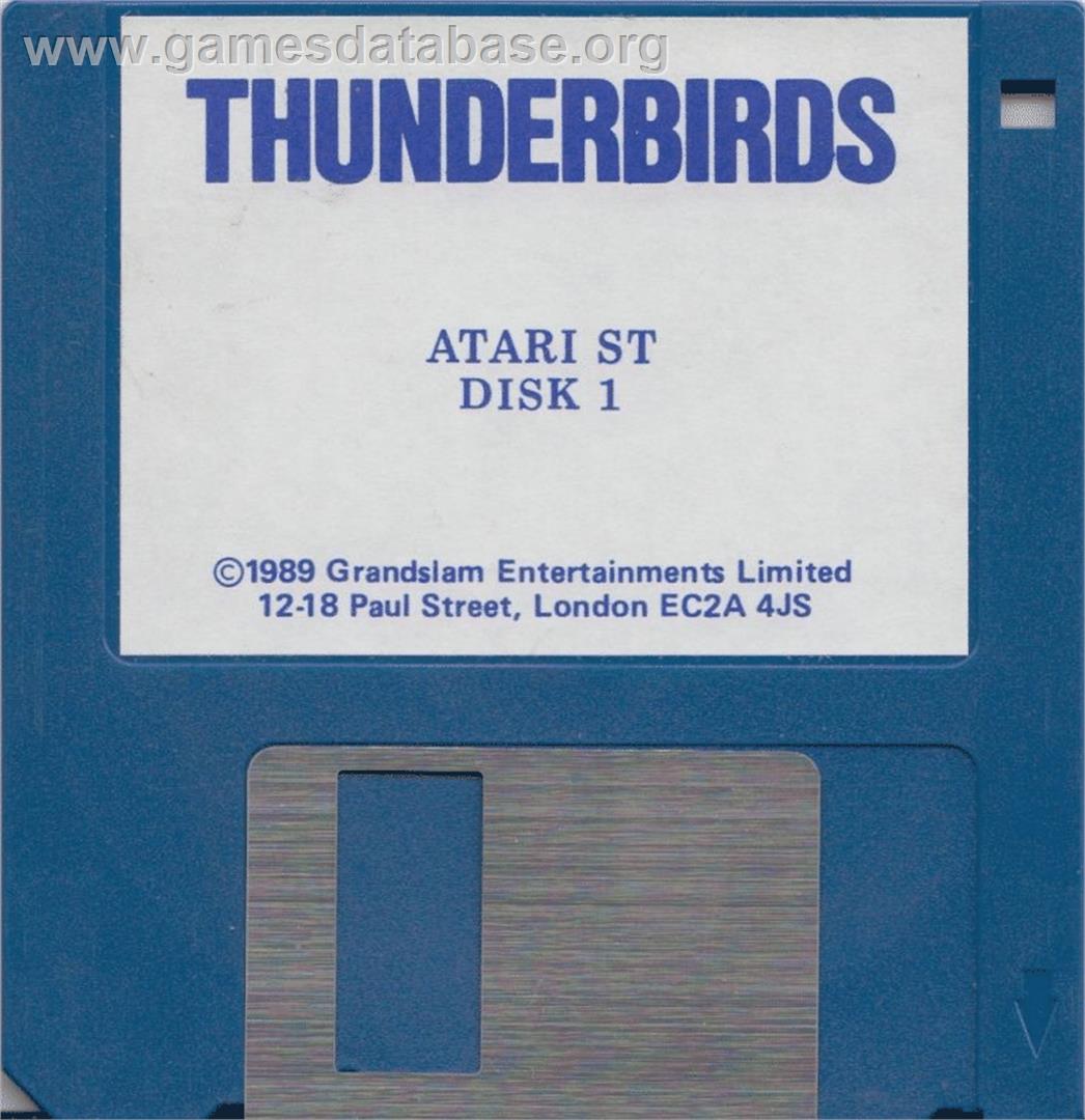 Thunderbirds - Atari ST - Artwork - Disc