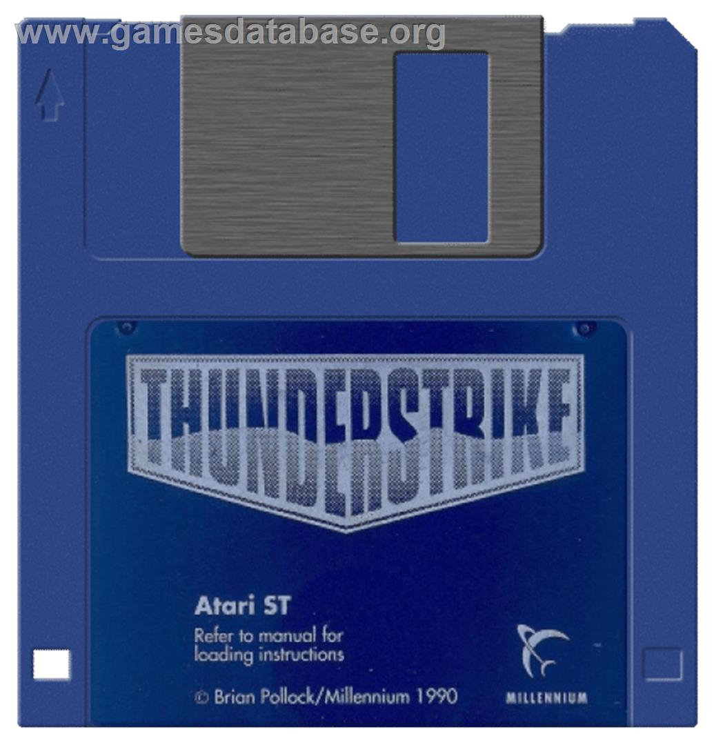 Thunderstrike - Atari ST - Artwork - Disc
