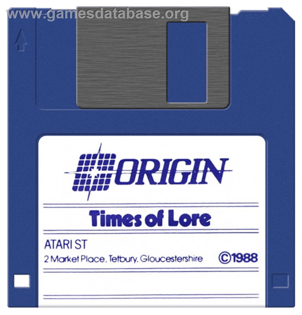 Times Of Lore - Atari ST - Artwork - Disc