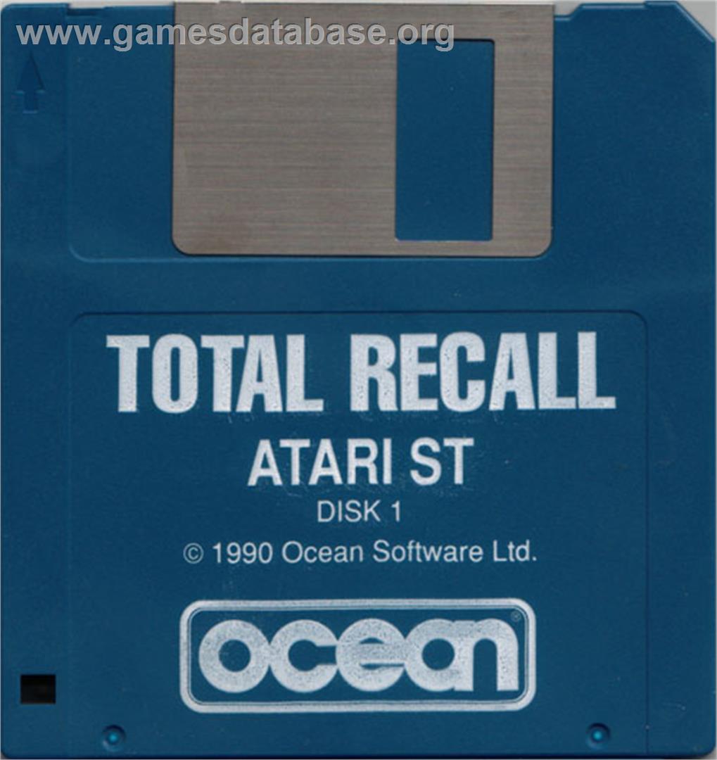 Total Recall - Atari ST - Artwork - Disc