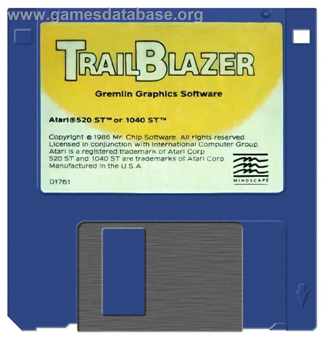 Trailblazer - Atari ST - Artwork - Disc