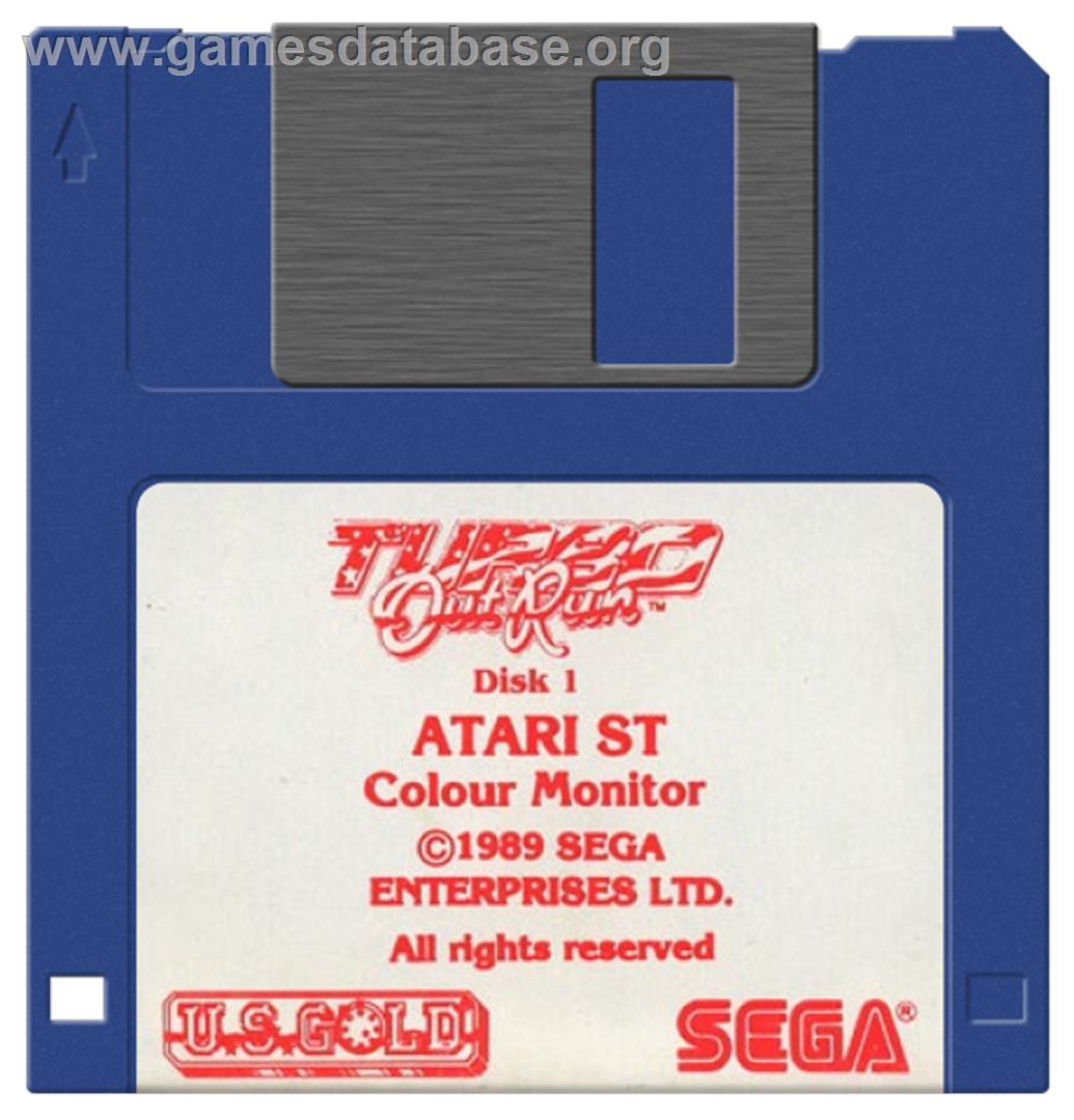 Turbo Out Run - Atari ST - Artwork - Disc
