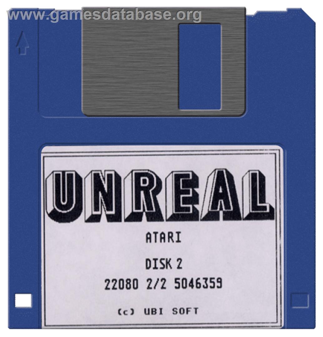 Unreal - Atari ST - Artwork - Disc