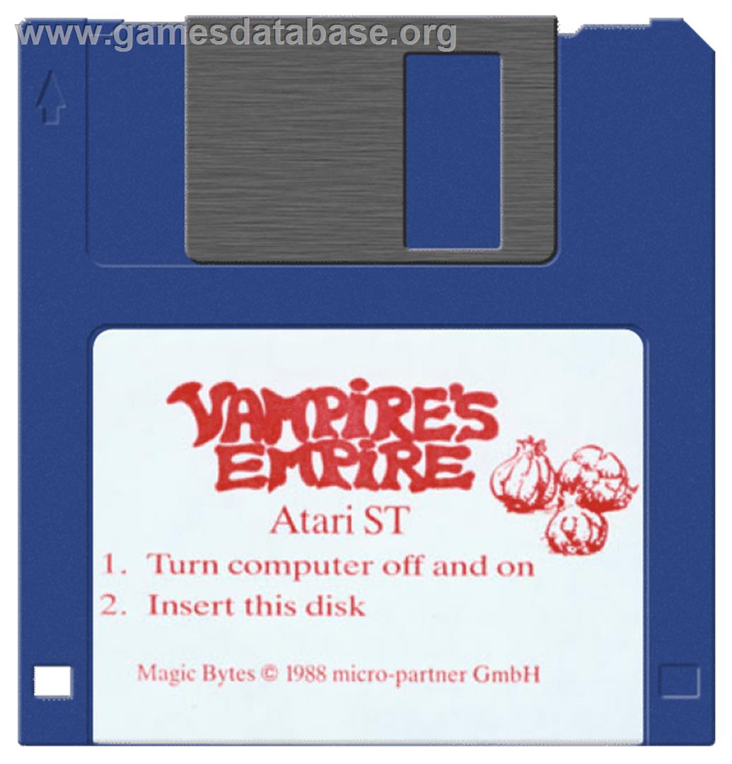 Vampire's Empire - Atari ST - Artwork - Disc