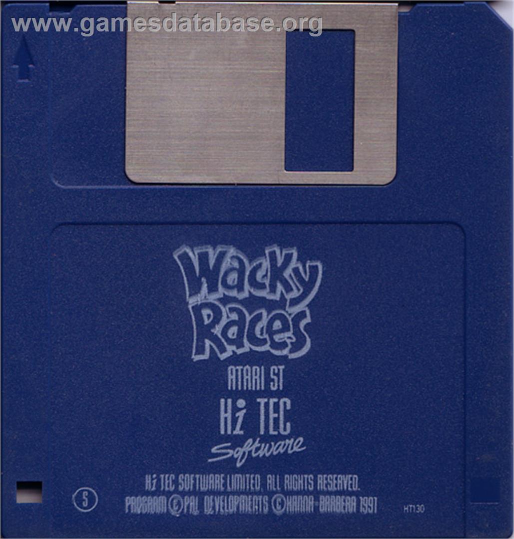 Wacky Races - Atari ST - Artwork - Disc