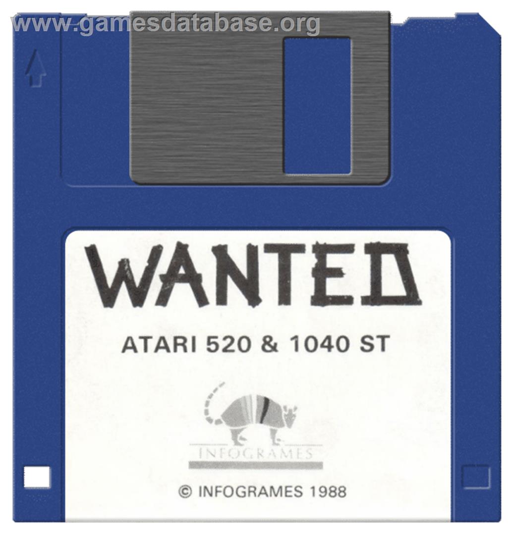 Wanted - Atari ST - Artwork - Disc