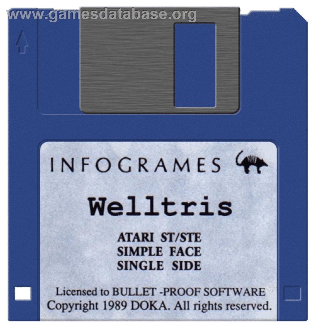 Welltris - Atari ST - Artwork - Disc
