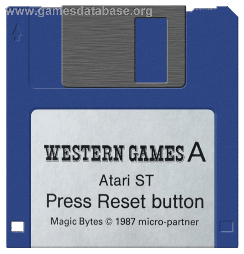 Western Games - Atari ST - Artwork - Disc