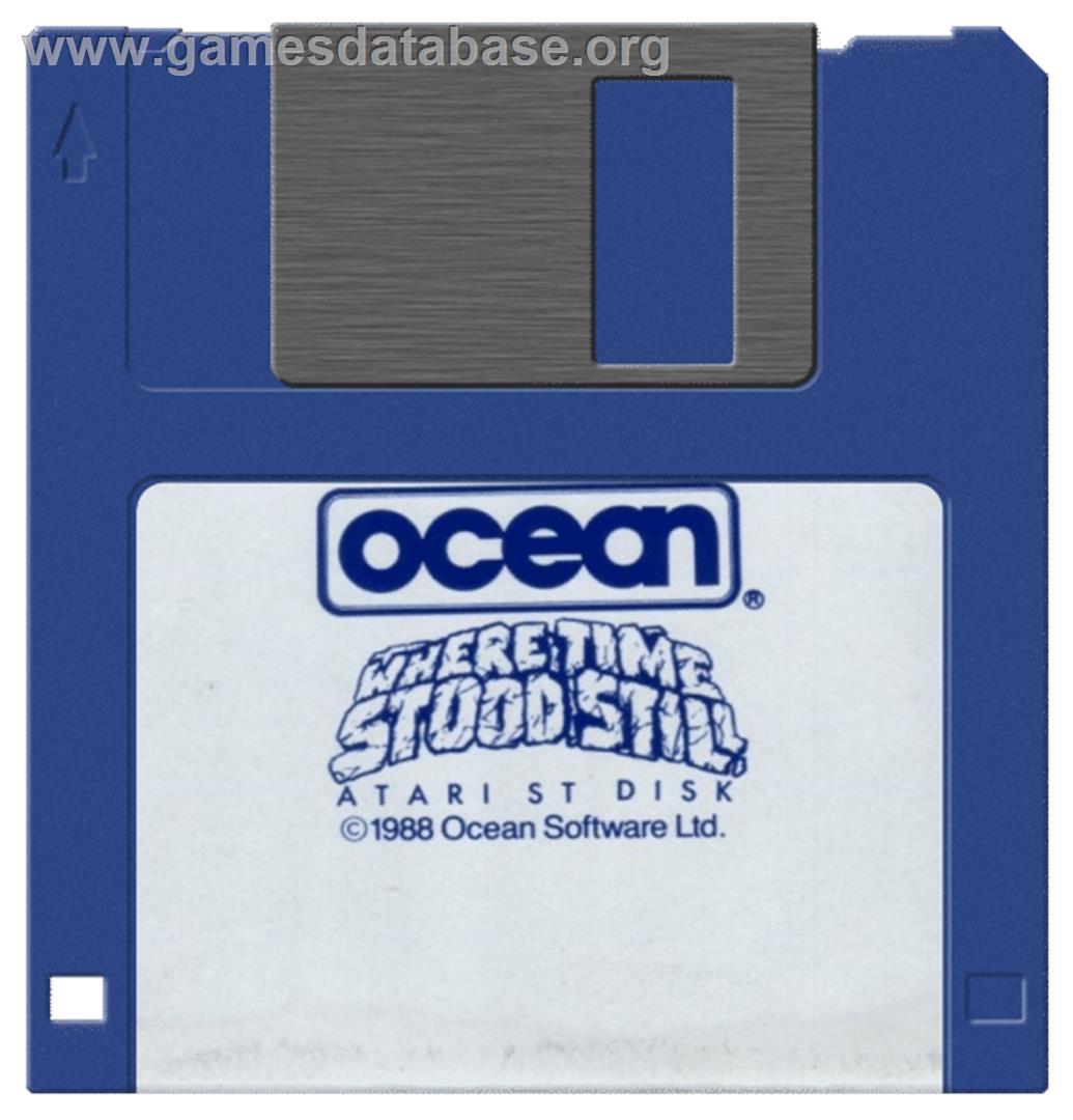 Where Time Stood Still - Atari ST - Artwork - Disc