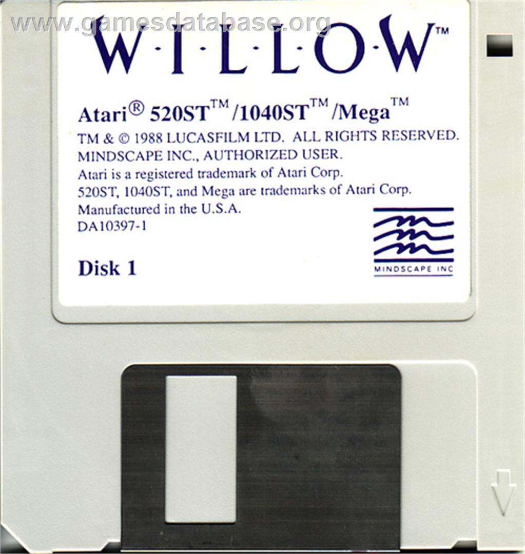 Willow - Atari ST - Artwork - Disc