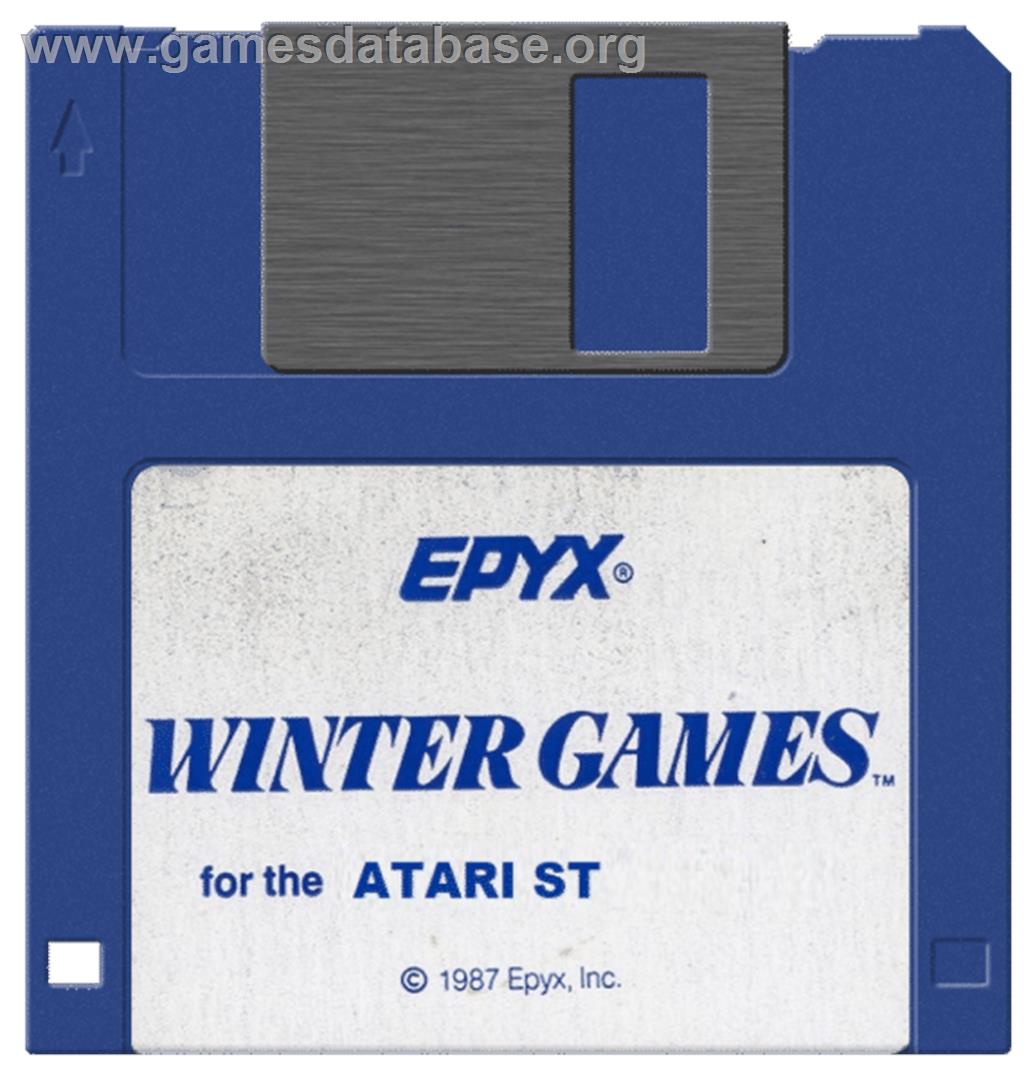 Winter Games - Atari ST - Artwork - Disc