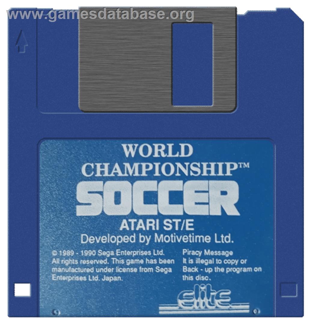 World Championship Soccer - Atari ST - Artwork - Disc