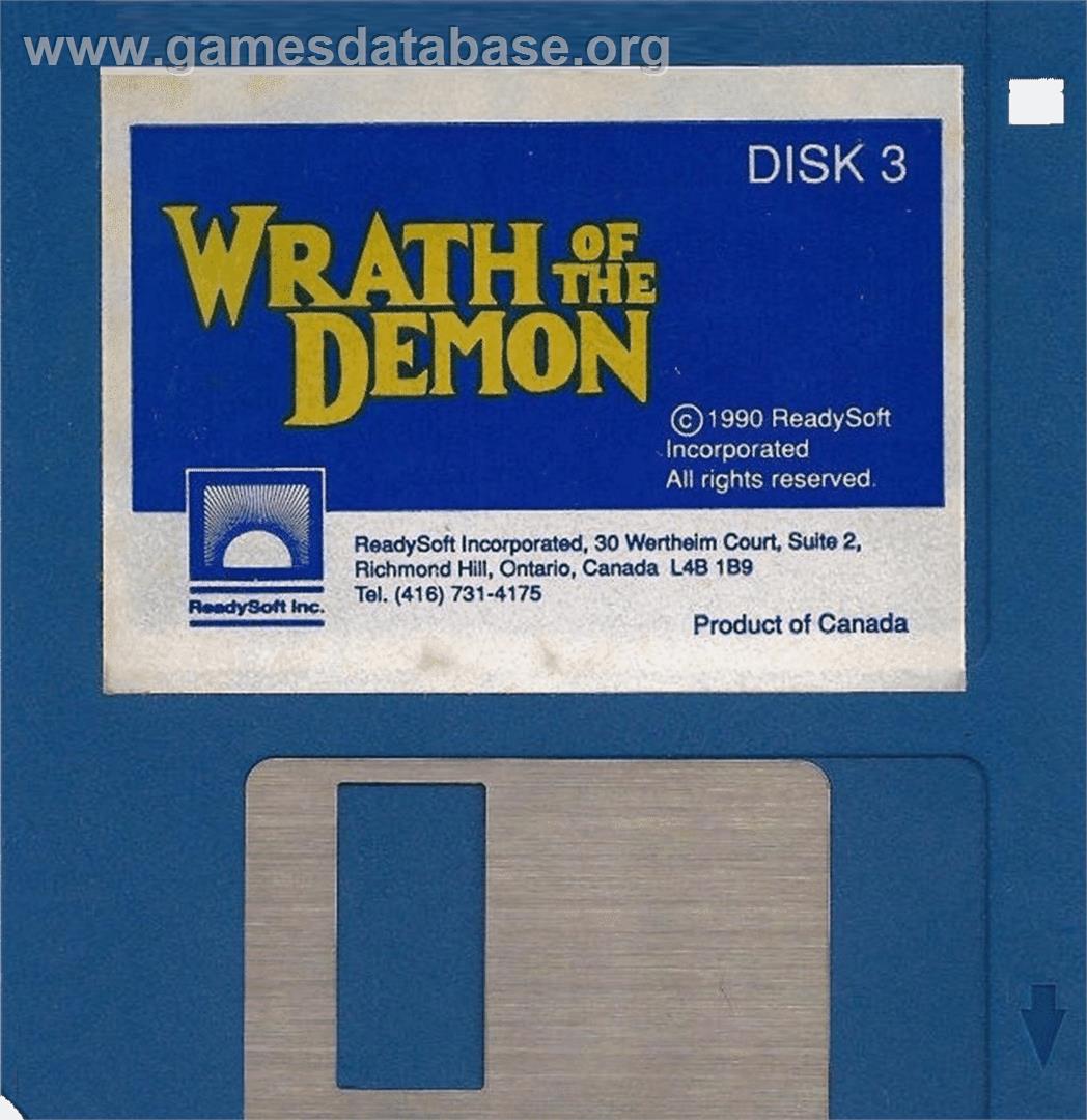 Wrath Of The Demon - Atari ST - Artwork - Disc