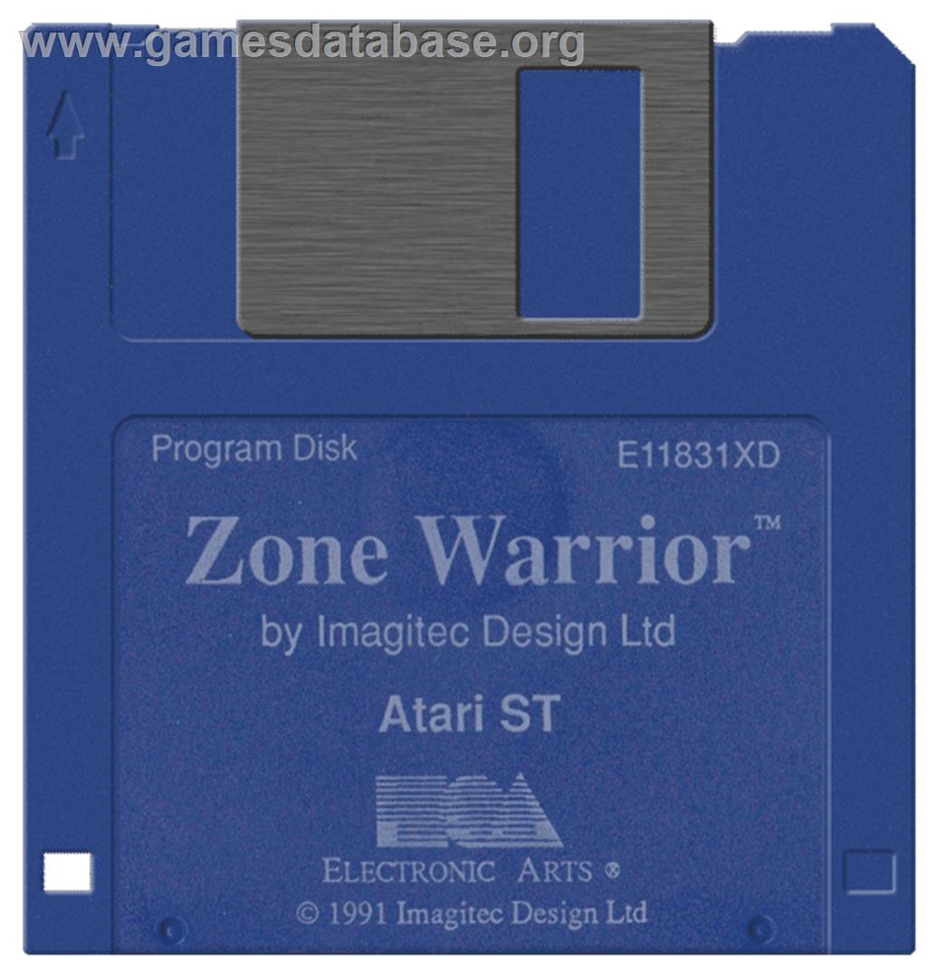 Zone Warrior - Atari ST - Artwork - Disc