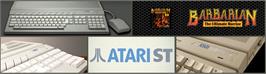 Arcade Cabinet Marquee for Barbarian.