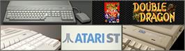 Arcade Cabinet Marquee for Double Dragon 3 - The Rosetta Stone.