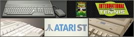 Arcade Cabinet Marquee for International 3D Tennis.