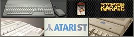 Arcade Cabinet Marquee for International Karate.