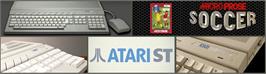 Arcade Cabinet Marquee for Microprose Soccer.