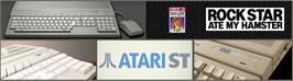 Arcade Cabinet Marquee for Rock Star Ate my Hamster.