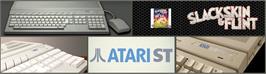 Arcade Cabinet Marquee for Slackskin And Flint.