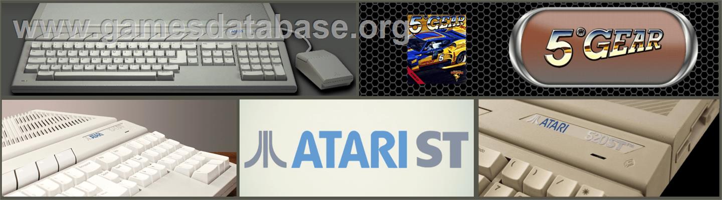 5th Gear - Atari ST - Artwork - Marquee