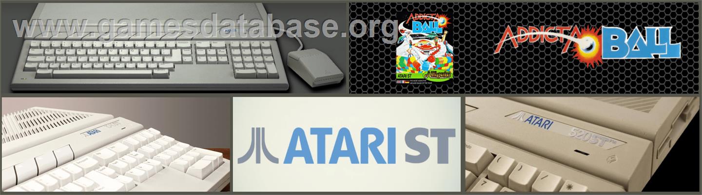 Addictaball - Atari ST - Artwork - Marquee