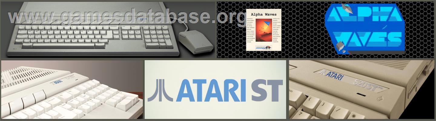 Alpha Waves - Atari ST - Artwork - Marquee