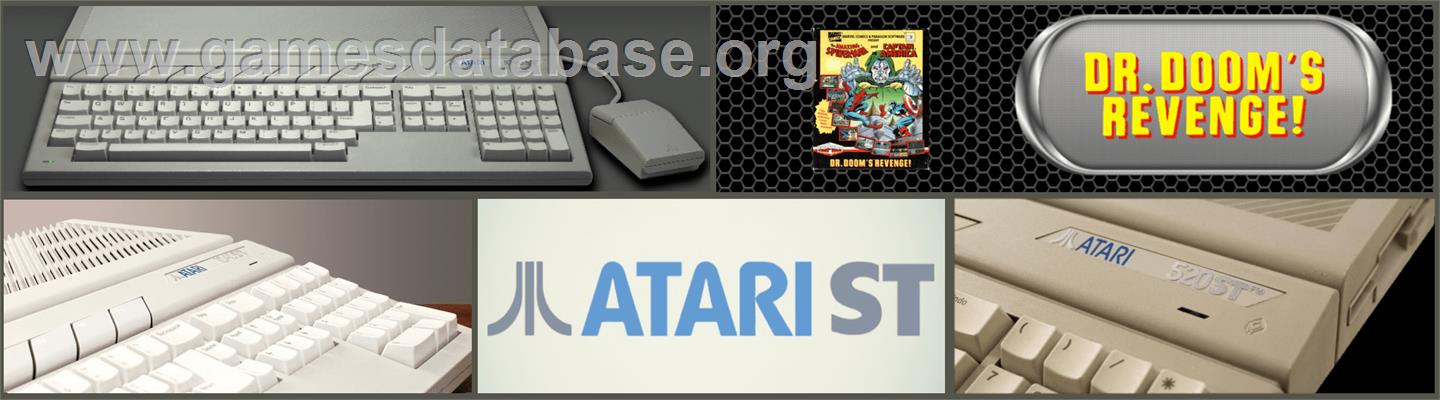 Amazing Spider-Man And Captain America In Dr. Doom's Revenge!, The - Atari ST - Artwork - Marquee