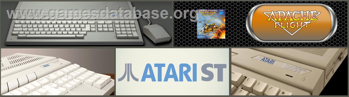 Apache Flight - Atari ST - Artwork - Marquee