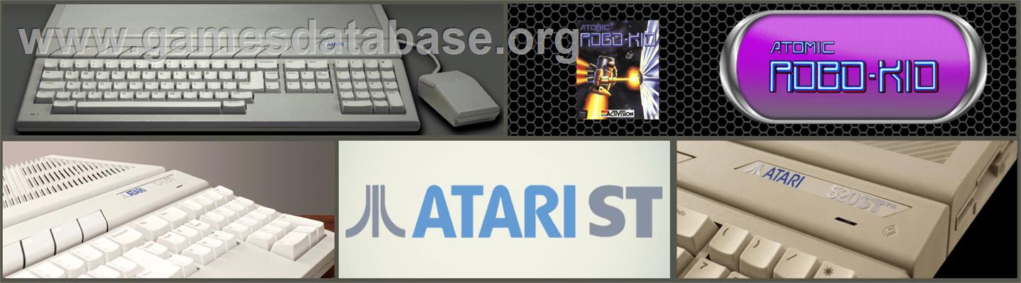 Atomic Robo-Kid - Atari ST - Artwork - Marquee