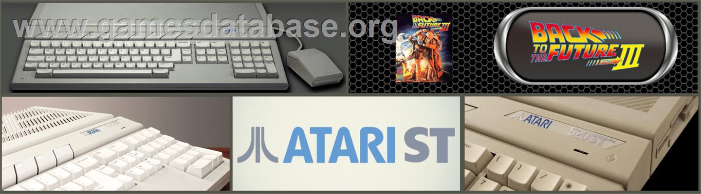 Back to the Future 3 - Atari ST - Artwork - Marquee