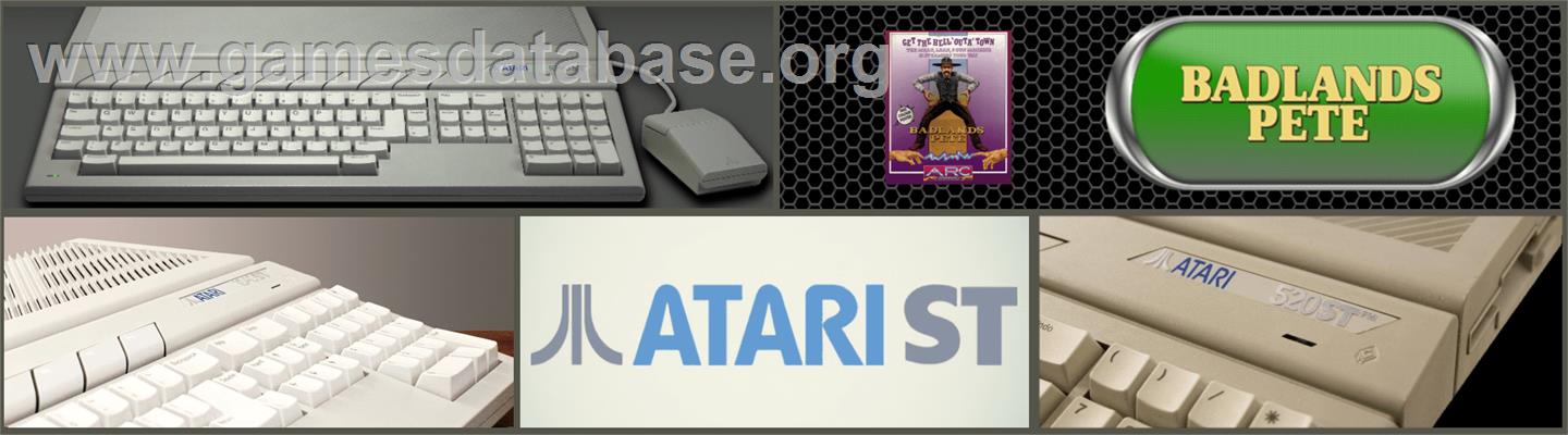 Badlands Pete - Atari ST - Artwork - Marquee
