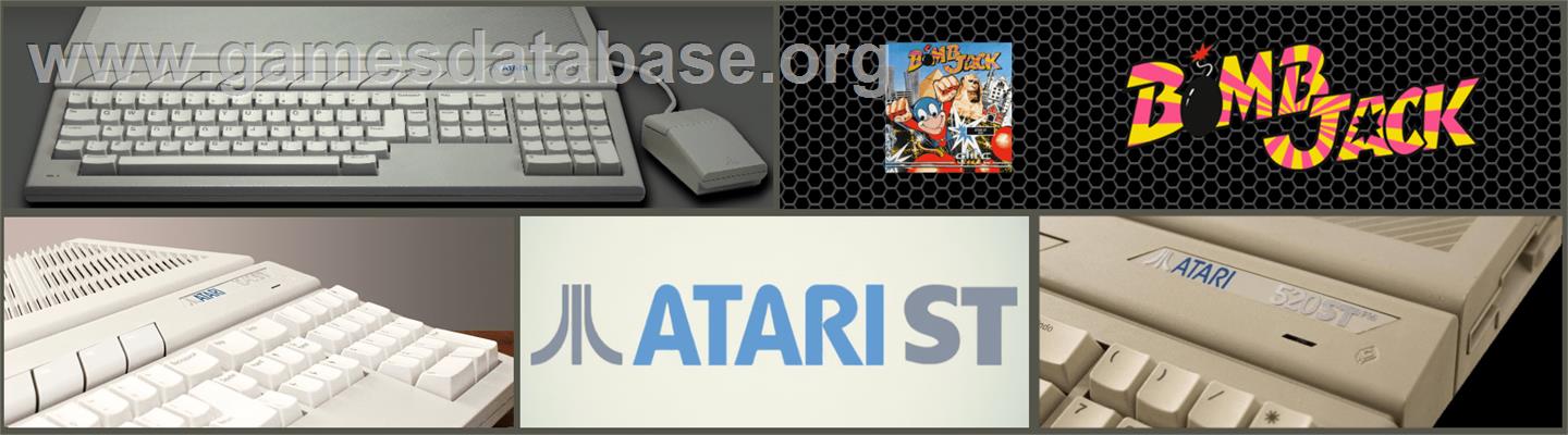 Bomb Jack - Atari ST - Artwork - Marquee