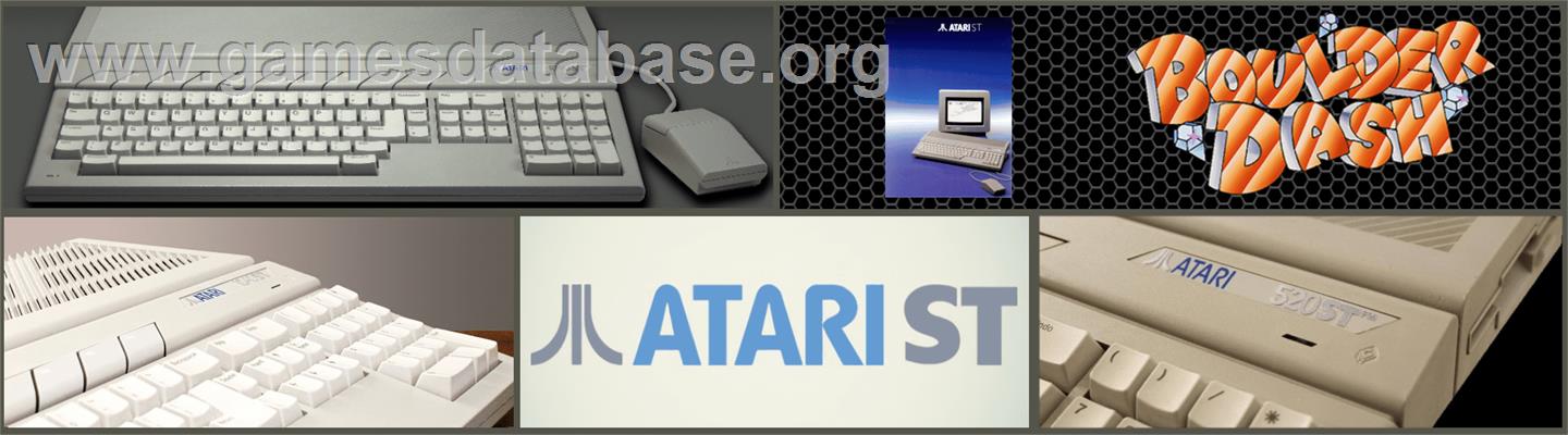 Boulder Dash Construction Kit - Atari ST - Artwork - Marquee