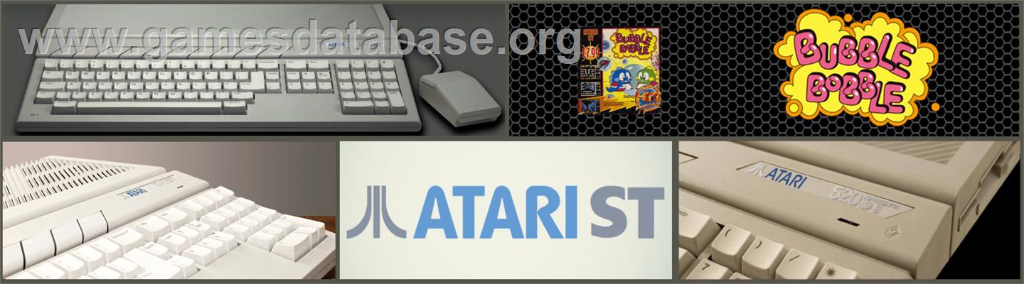 Bubble Bobble - Atari ST - Artwork - Marquee