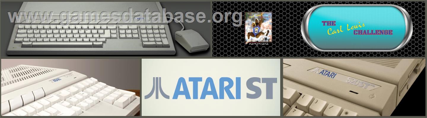 Carl Lewis Challenge - Atari ST - Artwork - Marquee